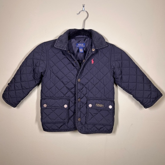 Polo by Ralph Lauren Black Quilted Kids Jacket - Picture 1 of 10